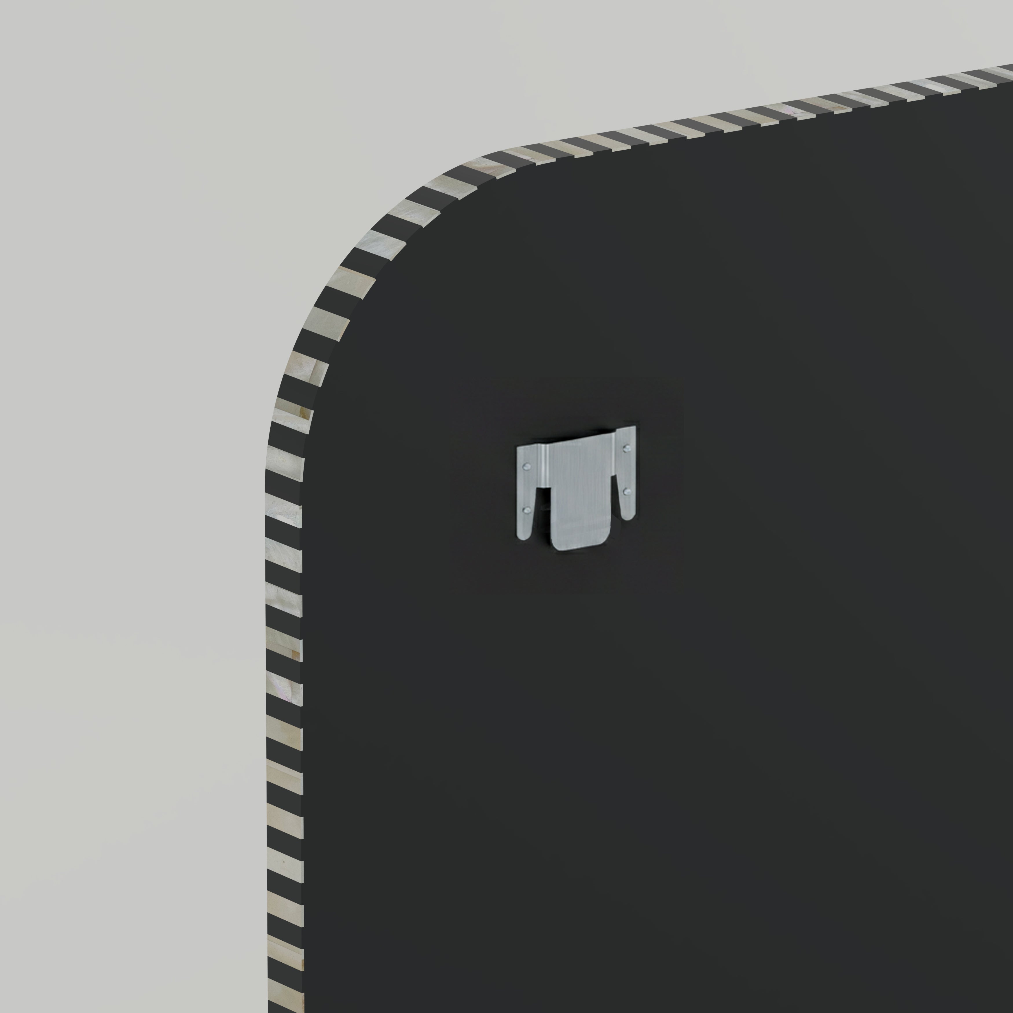 Mother of Pearl Inlay Handcrafted Bedhead - Onyx