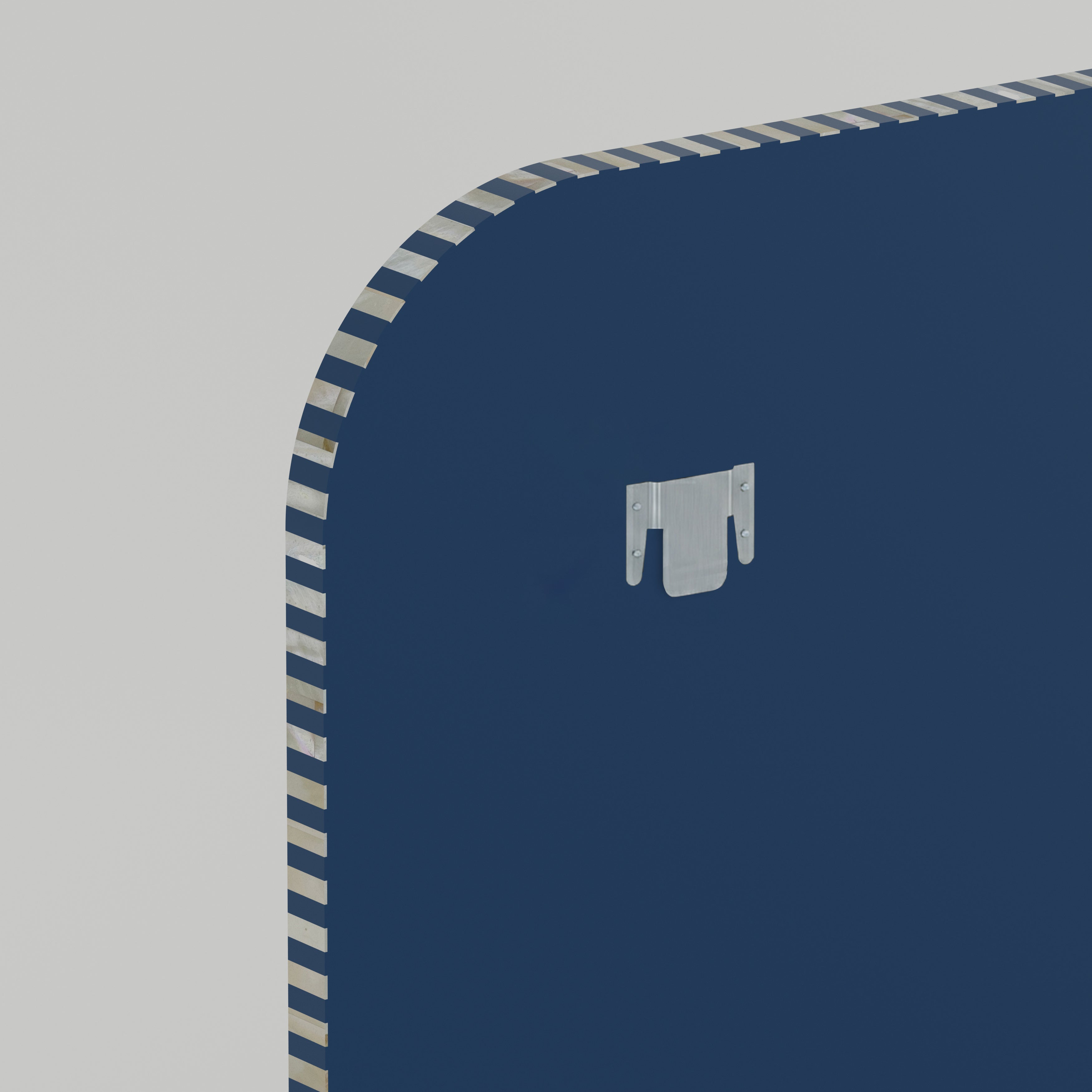 Bone Inlay Handcrafted Bedhead - Blue Sapphire