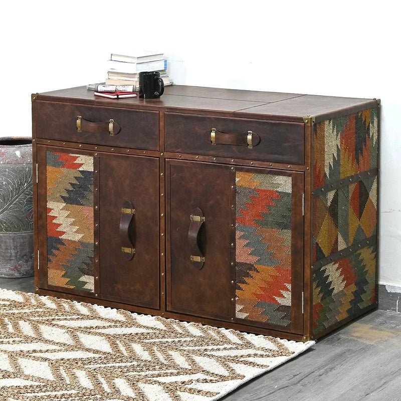 Kilim & Leather