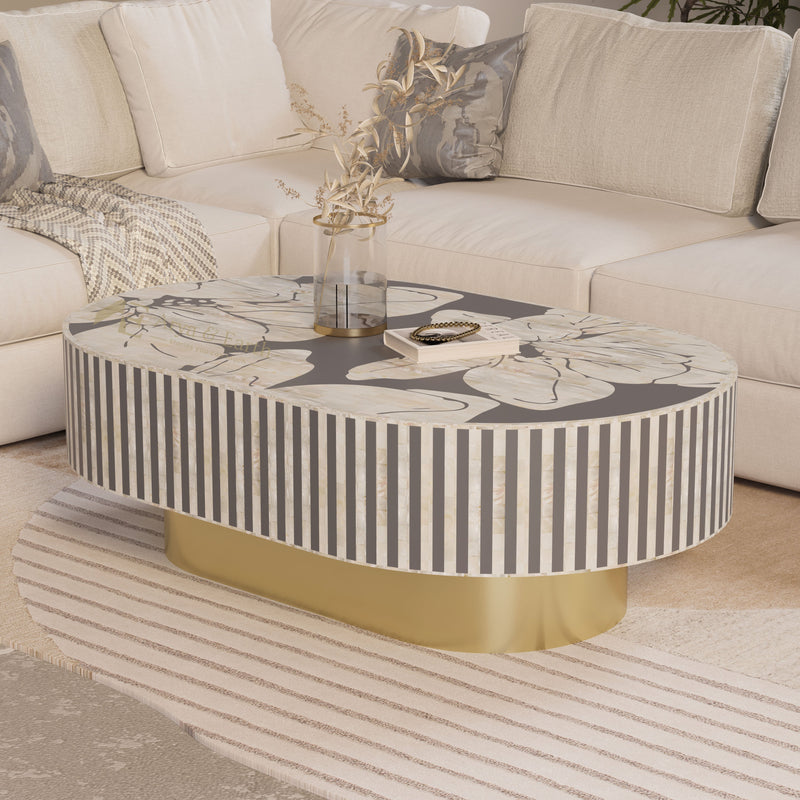 Bone Inlay Coffee Tables